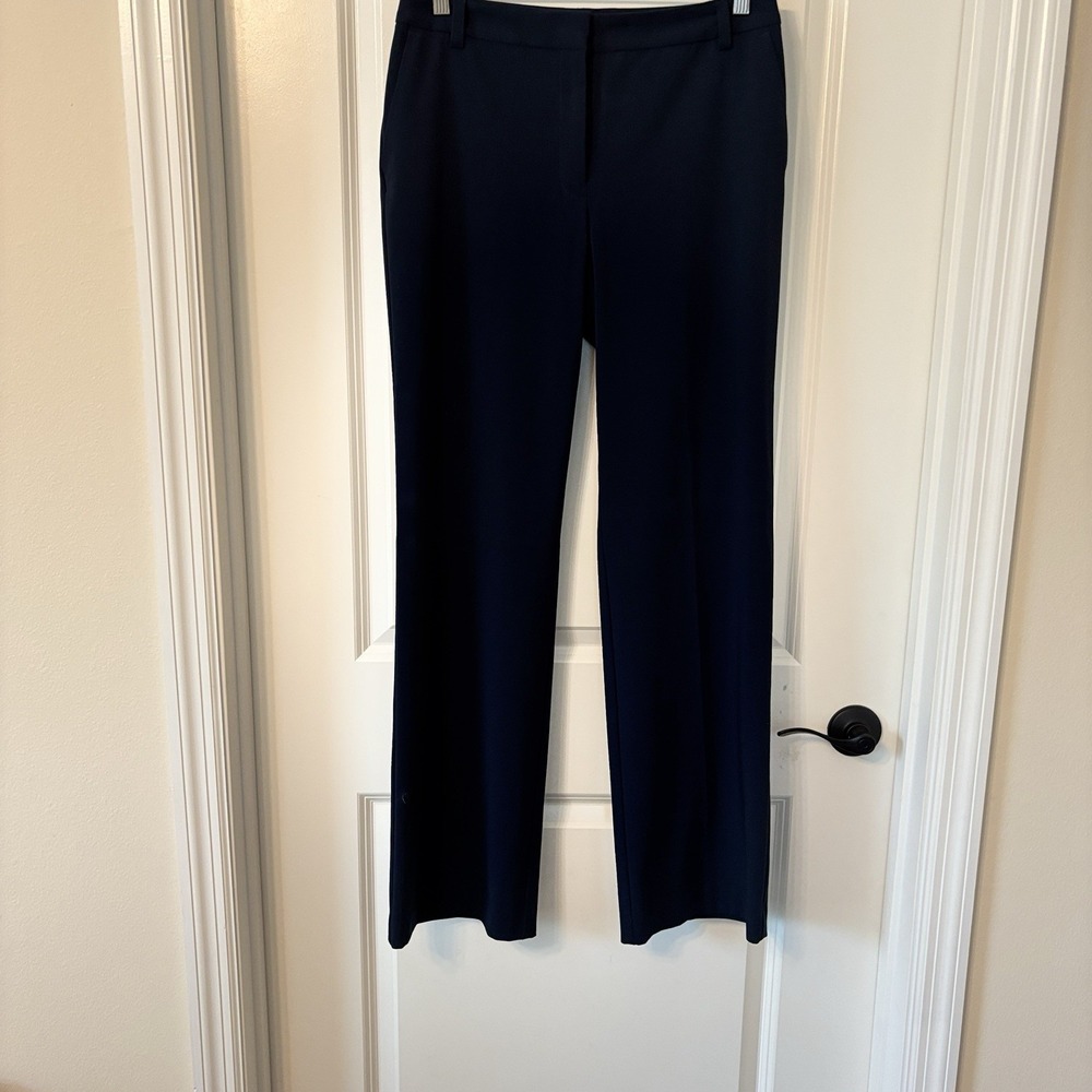 Liz Claiborne Audra Dark Blue Dress Pants | Women's Size 8 | Classic Trousers
